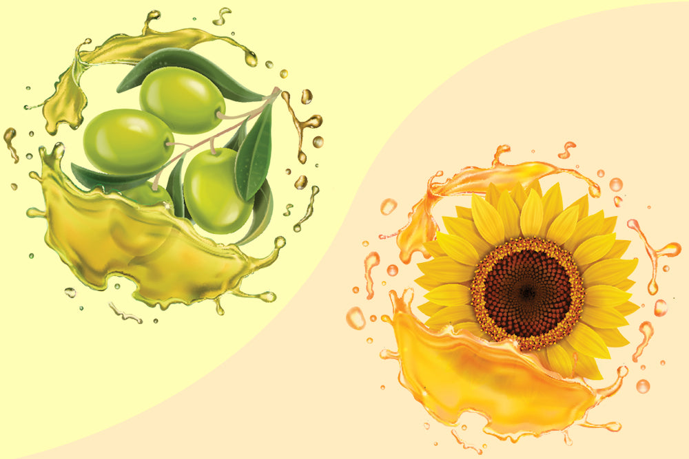 C60 Olive Oil vs Sunflower Oil