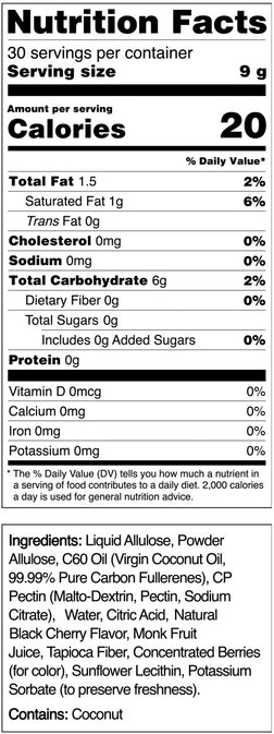 Sugar-free Tart Cherry C60 Gummies