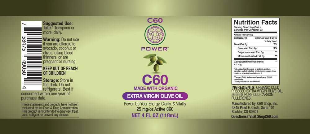 Extra Virgin Olive Oil | C60 Supplements | C60 Purple Power – Shop C60