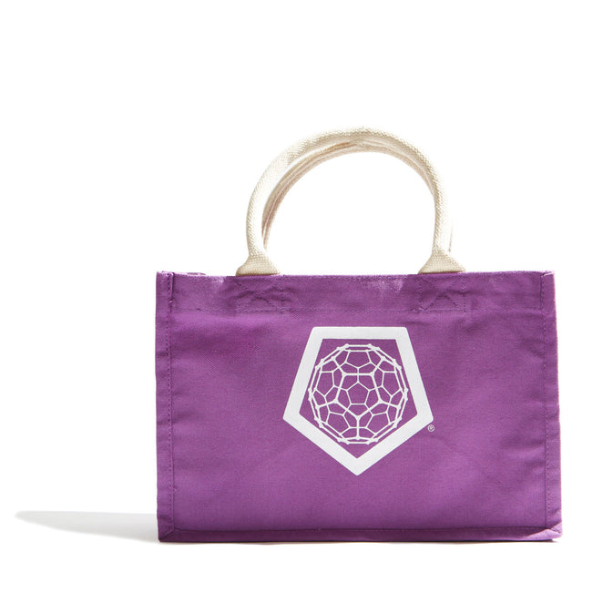 C60 Purple Gusset Tote Bag