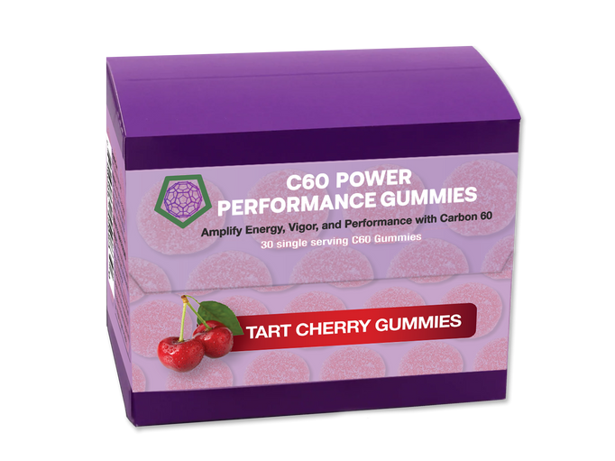 Tart Cherry C60 Gummies - 1 Box of 30 Gummies