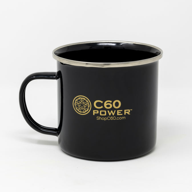 Black Mug with Quote: Your Health Is Your Wealth